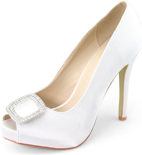 white satin pumps closed toe