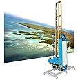 owitoghlo Vertical Remote Control Wall Painting Machine Outdoor Indoor 3D Background Wall Printer