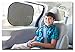 Car Sun Shade Window Magic Cling Sun Shades. Blocks 97% of Harmful UV Rays Protects Your Child From Sunlight & Glare 2X Premium Baby Child Car for Side and Rear Window Sunscreens