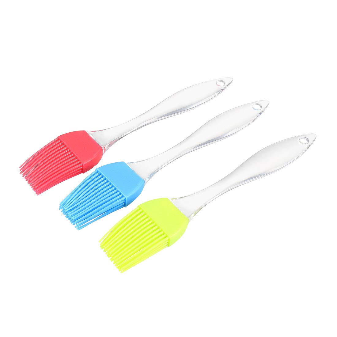 sourcing map Silicone Basting Pastry Brushes for BBQ Grill Barbecue Baking Kitchen Cooking 3Pcs