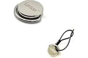 LORADAR Stainless Steel Security Anchor Base Plate,Desk Mount Anchor for Laptop Cable Locks (1 Pack)