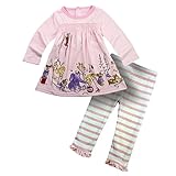 Big Elephant Baby Girls' Infant Toddler Dress Pants Clothing Set G12