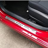 Weigesi Car Stainless Steel Door Sill Scuff Plate for Hyundai KONA 2018-2019