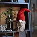 LARLIFE 20 Inches Handmade Christmas Gnome Decoration Santa Swedish Figurines (Red)