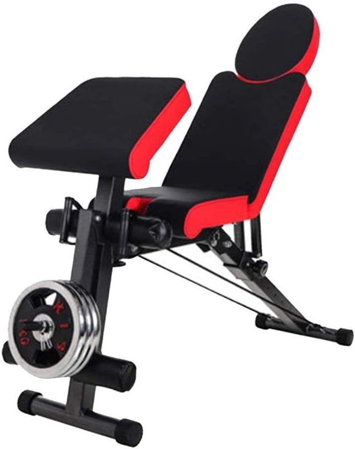 FQCD Dumbbell Bench, Fitness Equipment, Home Sit-ups, Assistive Fitness Chair, Multi-Function Supine Board, Abdominal Muscle Bench Press, Foldable