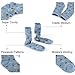 Mcool Mary Womens Socks, Ankle Casual Socks Lace Ruffle Low Cut Knit Cotton Socks For Women 6 Pack