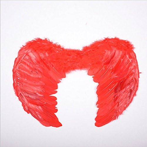 Halloween Costumes For Women Angel Wings For Cosplay Christmas Costumes for Kids Small (4535cm, Red)