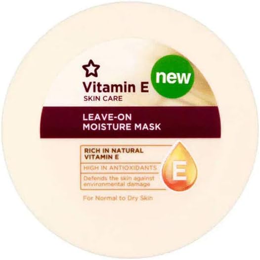 Superdrug S/D Vitamin E Leave On Mask 100ml, Clear, 100 ml
