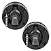 Brock Replacement Pair of Fog Lights Lamps Compatible with 2008-2011 Ranger Pickup Truck AL1Z15200A