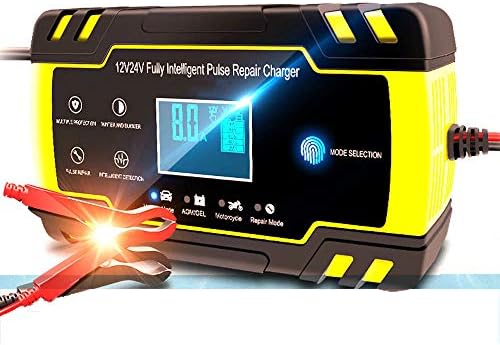 カーバッテリー 充電器8a 12v 24v バッテリー 充電器 チャージャーメンテナンス充電器