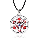 JoJo&Lin Naruto Shippuuden Kakashi Uchiha Sasuke Itachi Gaara Cosplay Sharingan Necklace Girl&boy's Gifts