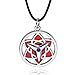JoJo&Lin Shippuuden Kakashi Uchiha Sasuke Itachi Gaara Cosplay Sharingan Necklace Girl&boy‘s Gifts (5)