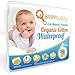 Crib Mattress Pee Protector - BabyBubz Waterproof Pad Cover - 4 Ply Natural Organic Cotton Fiber - Fitted, Soft, Breathable, Non-Toxic, Hypoallergenic for Baby, Infant, Toddler