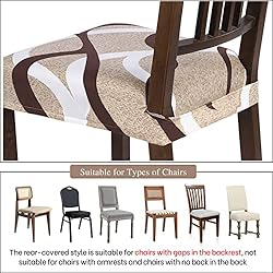 SearchI Stretch Dining Chair Seat Covers Set of
