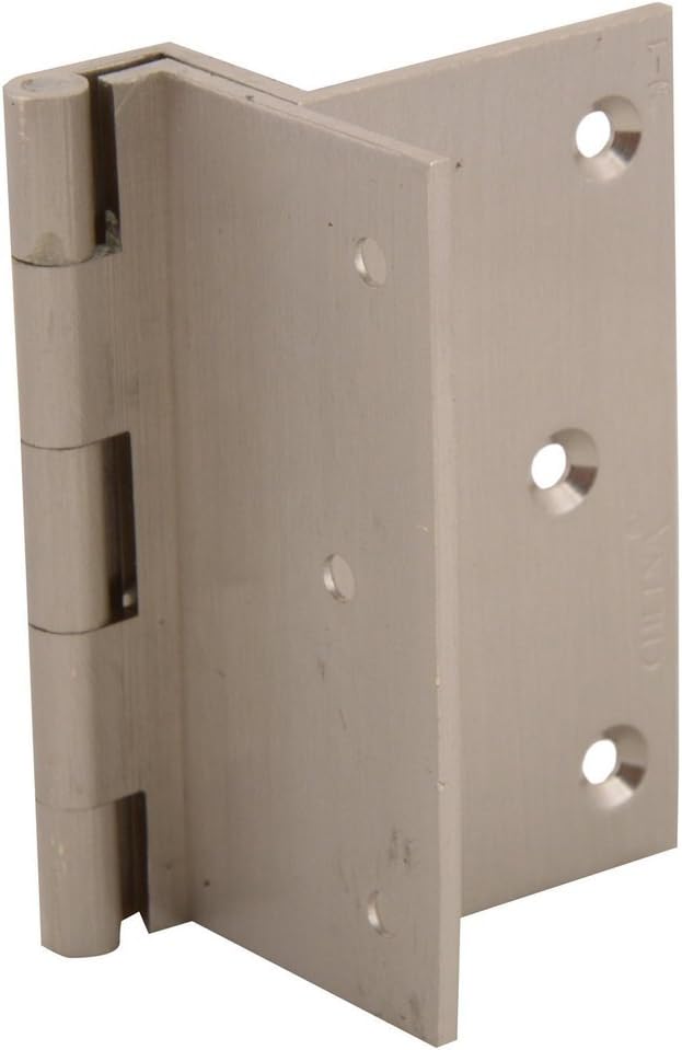 Zaks 75mm Brass Door and Drawer Hinge (Silver, Matte Finish)