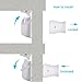 Yoofoss Magnetic Cabinet Locks for Baby Toddler Child No Tools Or Screws Needed - 8 Locks + 2 Keys (Old Version)