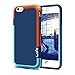 Compatible with iPhone 6 Plus Case, LoHi Compatible with iPhone 6s Plus Case Hybrid Impact 3 Color Shockproof Rugged Case Soft TPU & Hard PC Bumper [Extra Front Raised Lip]