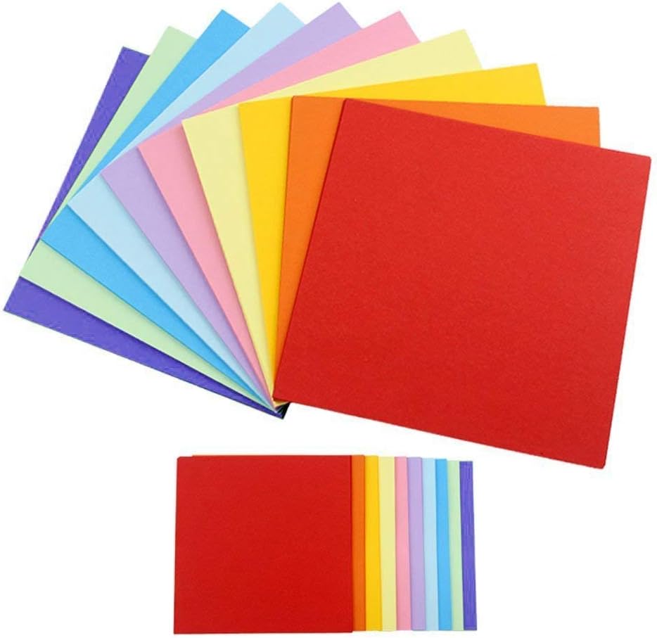 96 Sheets A4 Origami Paper Coloured Paper Card 8 Colors Office Print