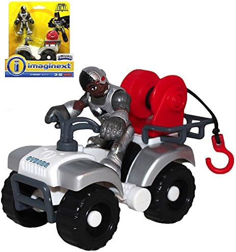 Cyborg &amp; ATV Legends of Batman Imaginext Figures 2.5"