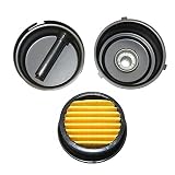 Interstate Pneumatics SA142 1/2" MPT Compressor Air Filter Replacement - Paper Cartridge + Small Metal Body replaces Campbell Hausfeld p/n HL018200AV