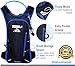 Hydration Pack Bike Backpack with 50 Oz / 1.5L BPA-Free Bladder for Running, Ski, Hiking, Bike. Great Lightweight Day Pack Bag Fits Men Women Kids with Chest Size 27