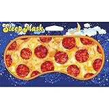 Pepperoni Pizza Design Novelty Sleeping Mask for Travel or Home