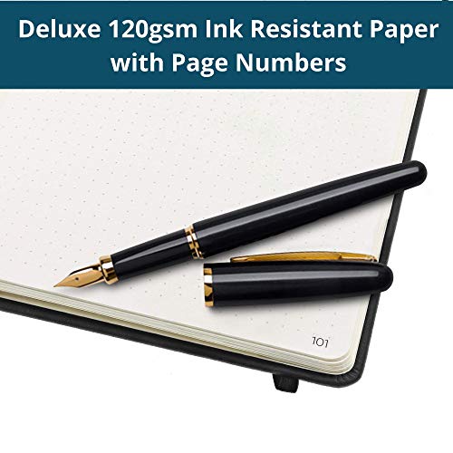 Thick Dotted Journal A5 Hardcover Bullet Notebook Journals