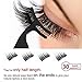 Magnetic Eyelashes, 3D Magnetic False Eyelashes No Glue Perfect Size For All Women (8 pc with Tweezers) (Black)