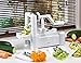 Chef's Star 5-Blade Vegetable Spiralizer, Heavy Duty Zucchini Noodle Maker, Zoodler for Veggie Spaghetti Pasta, Stainless Steel Spiral Slicer, Great for Raw, Paleo, Low Carb, Gluten-Free Meals