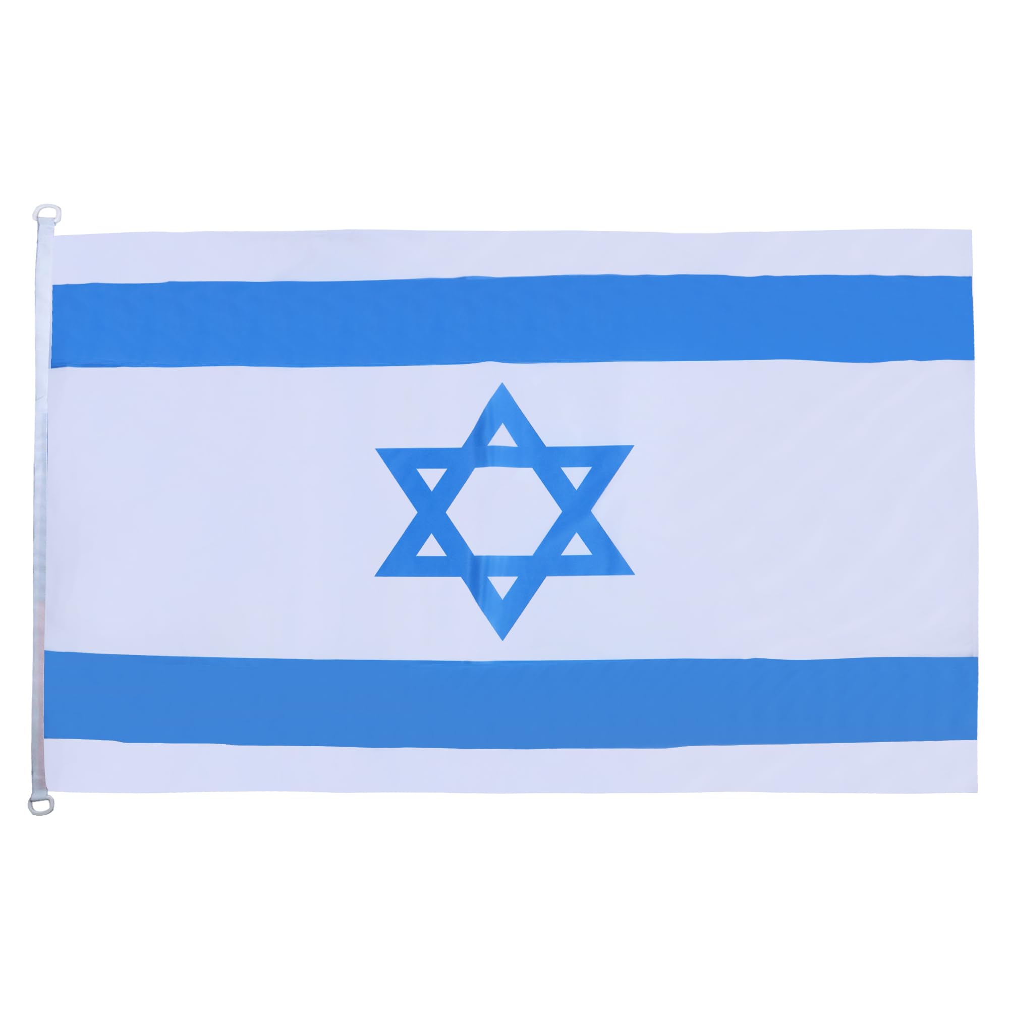 AZ FLAG - Israel Flag - 3x5 Ft - For Outdoor - Israeli - Jewish Banner Knitted Polyester with Two Plastic Rings - Fade Resistant - Vivid Colors - 3' x 5' Feet - 150x90 Cm