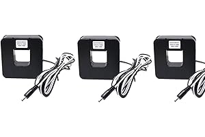 Eyedro Current Sensor Set of 3 (three) 400A Steel CTs - OD = 3.25" SQ ID= 1.25" SQ 0.333V output - Split Core -Compatible with Eyedro Business Industrial Real-Time Energy Monitors - ESCLV-31-400A-SET3