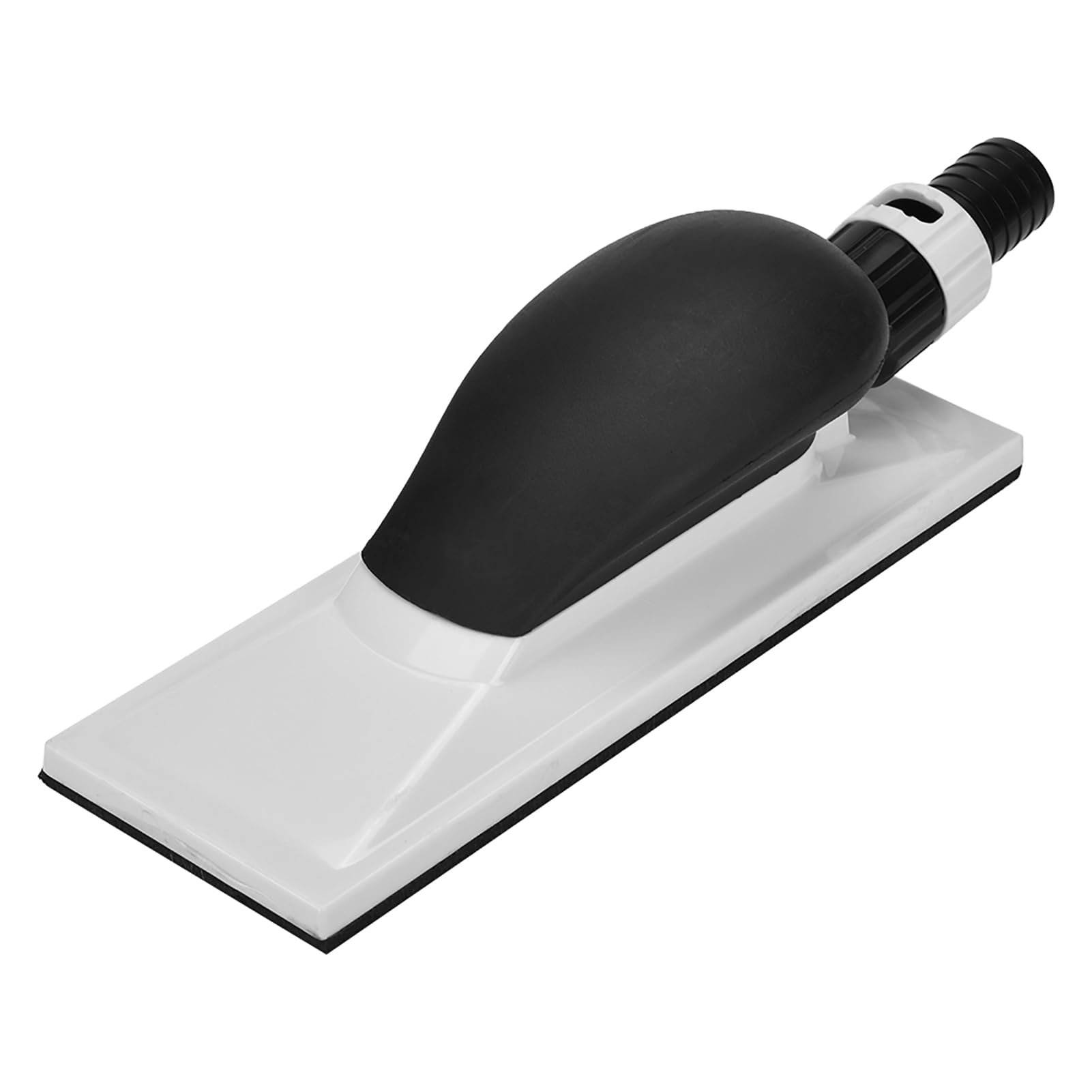 Hyuduo Hand Sanding Block Dust Extraction Sanding Grinding Sponge Pad Dust Hand Sander with Handle 200 * 70Mm Plastic Square Grinding Dust Block