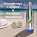 LLL-LIVE.LONG.LIFE Stainless Steel Vacuum Insulated Water Bottle | Leak-Proof Cola Shape Bottle | Keeps Drinks Cold for 24 Hours & Hot for 12 Hours