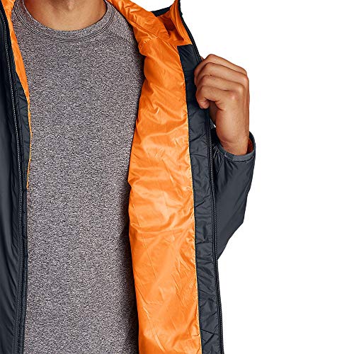 Eddie Bauer Men's EverTherm 2.0 Down Hooded Jacket, Storm Regular M