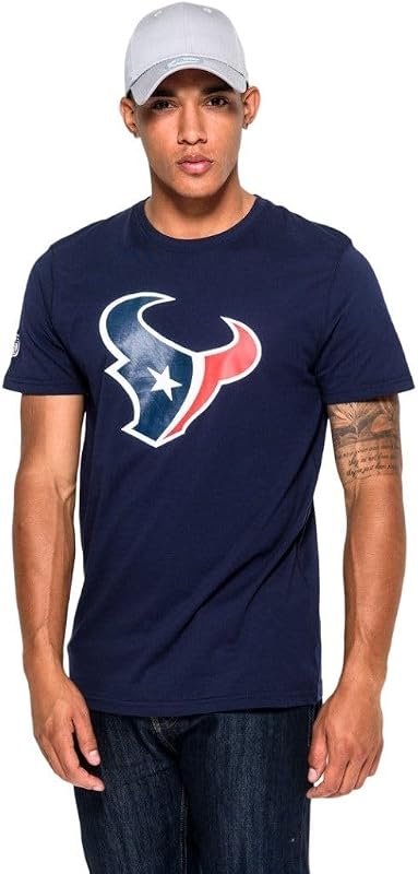 Houston Texans NFL Team Logo Bleu T-Shirt