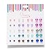 Onnea Multi Pairs Disc Ball Earrings Set for Girls, Hypoallergenic (20Pairs)
