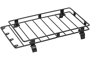 RXZIXYL Classic Land Cruiser LC80 Body Shell 313mm 12.3inch Wheelbase for 1/10 RC Car TRX4 SCX10 Upgrade Accessories(Roof Rack)