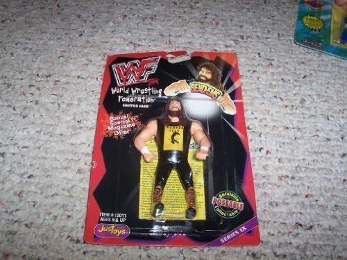 WWF / WWE Wrestling Superstars BendEms Series 9 Action Figure Cactus Jack