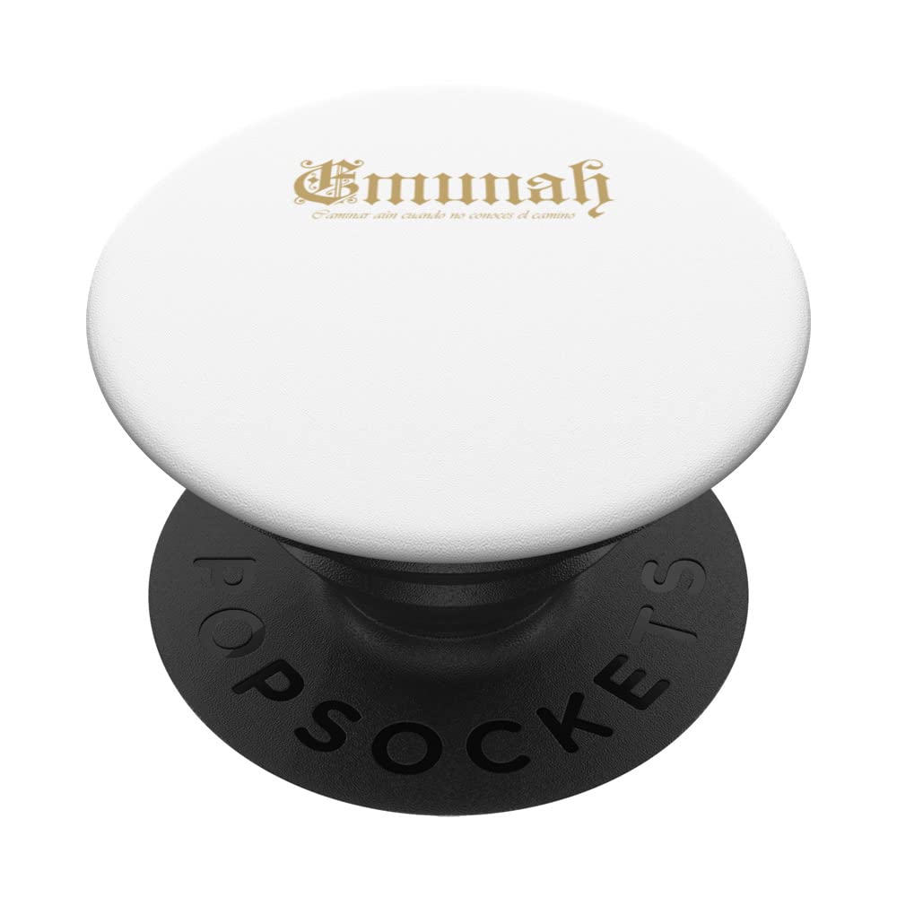 Emunah Shalom Hebrew Shirt believe Jewish Israel T-Shirt, PopSockets Swappable PopGrip