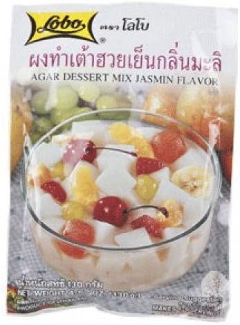 Lobos Brand , Agar Dessert Mix Jasmin Flavor 120g. Made in Thailand