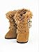 Brown Buckle Boots for Dolls - Fits 18