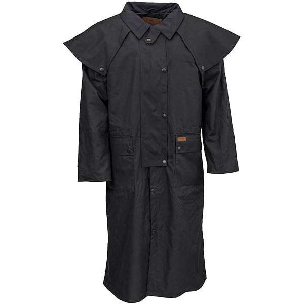 CHALLENGER L Mens Oilskin Western Australian Waterproof Duster