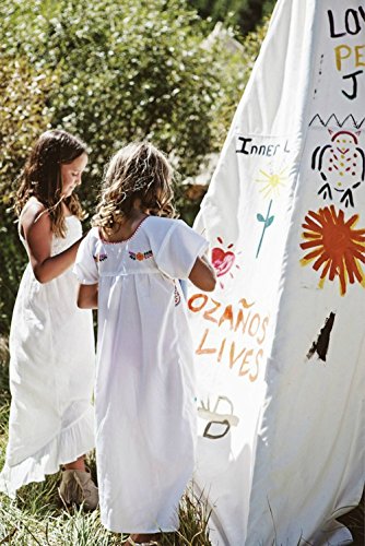 HAN-MM Kid's Foldable Teepee Play Tent, One Four Ploes Style, White