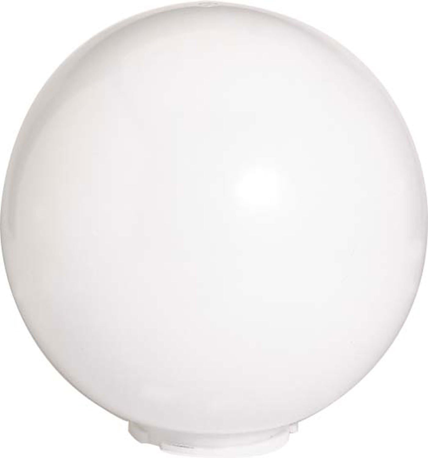 12" Twist Lock Globe Globe Smoke Acrylic Glass