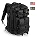 mPac Tactical Backpack Heavy Duty Rucksack for Hiking Camping Travel Hunting Survival Army, Waterproof Bugout Outdoor Day Pack, 2 Flag Patches