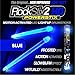ROCKSTIX 2 HD BLUE, BRIGHT LED LIGHT UP DRUMSTICKS, with fade effect, Set your gig on fire! (BLUE ROCKSTIX) primary