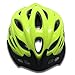 GoMax Aero Adult Safety Helmet Adjustable Road Cycling Mountain Bike Bicycle Helmet Ultralight Inner Padding Chin Protector and visor w/ Rear LED Tail Light adjust (Neon Lime with LED, Large)
