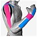 Athletic Tape, Kinesio, Kinesiology tape, 2 Pack J&M Pro Kinesiology Sports Tape for Joints & Muscles, Recover Fast & Prevent Injuries. Breathable, Waterproof, 2-5 days wearable