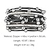 17KM Women Stylish Bracelets Multilayers Silver Beads Leather Bracelets Fashion Charm Wrap Cuff Bracelet for Girls