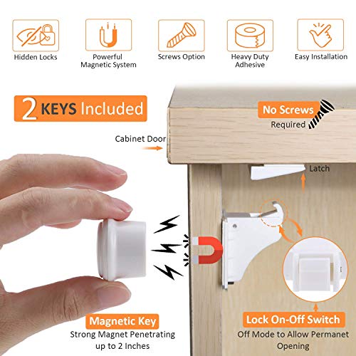 Locks, 12 Pack Baby Proofing Lock for